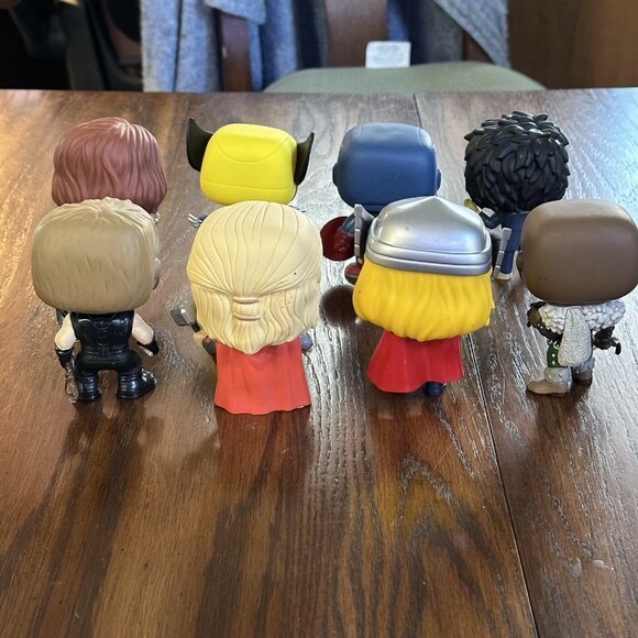 8 Funko Bobblehead Marvel Figures Thor, Loki, Black Widow, Hulk, Wolverine+++ - Picture 7 of 11